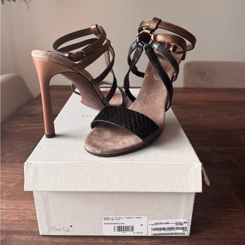 Brunello Cucinelli Monili Sandals